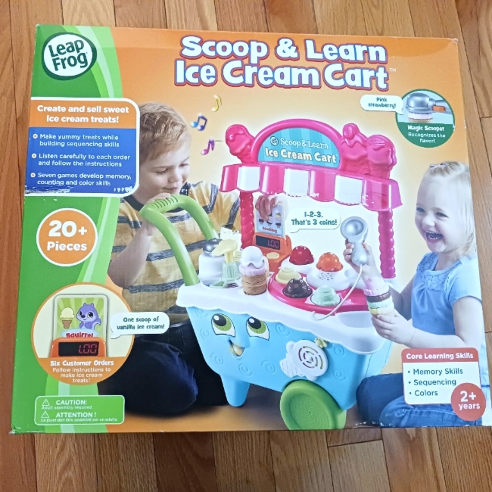 LeapFrog Scoop & Learn Ice Cream Cart english